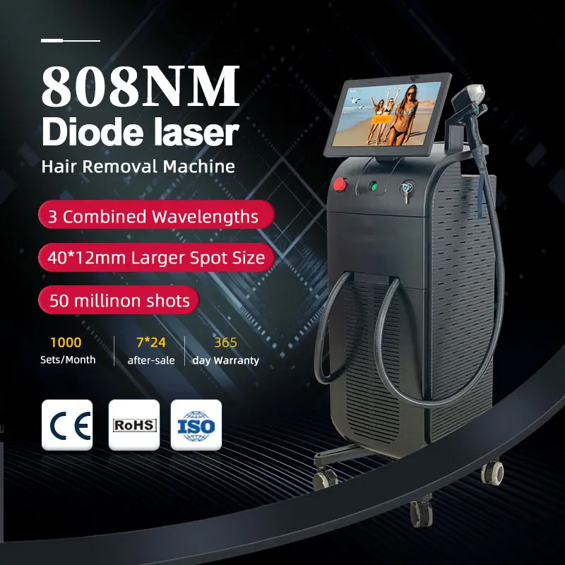 Safety Certification Diode Machine 808Nm Home Laser Epilator Hair Removal aesthetic medicine lasers factory