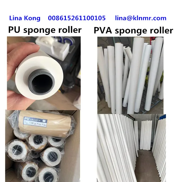 China Customized Pva Sponge Roller For Water Absorbing And Pcb Cleaning Machine