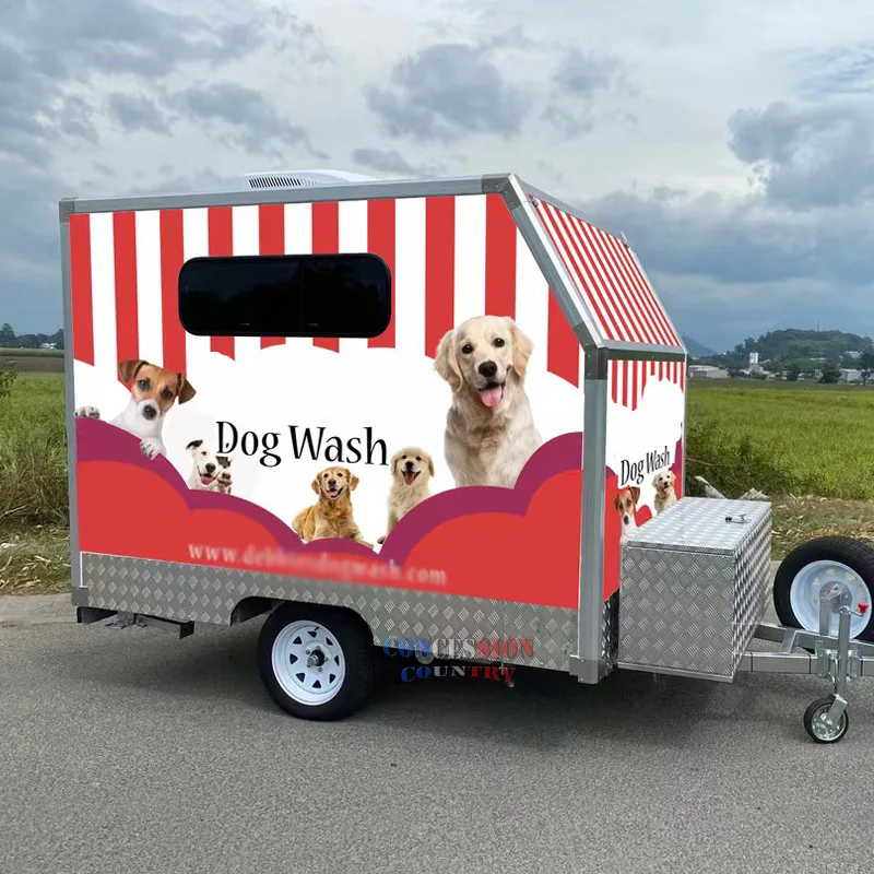 Mobile Dog Grooming Trailer for Sale USA Mobile Multifunction Pet Salon Dog Wash Trailer