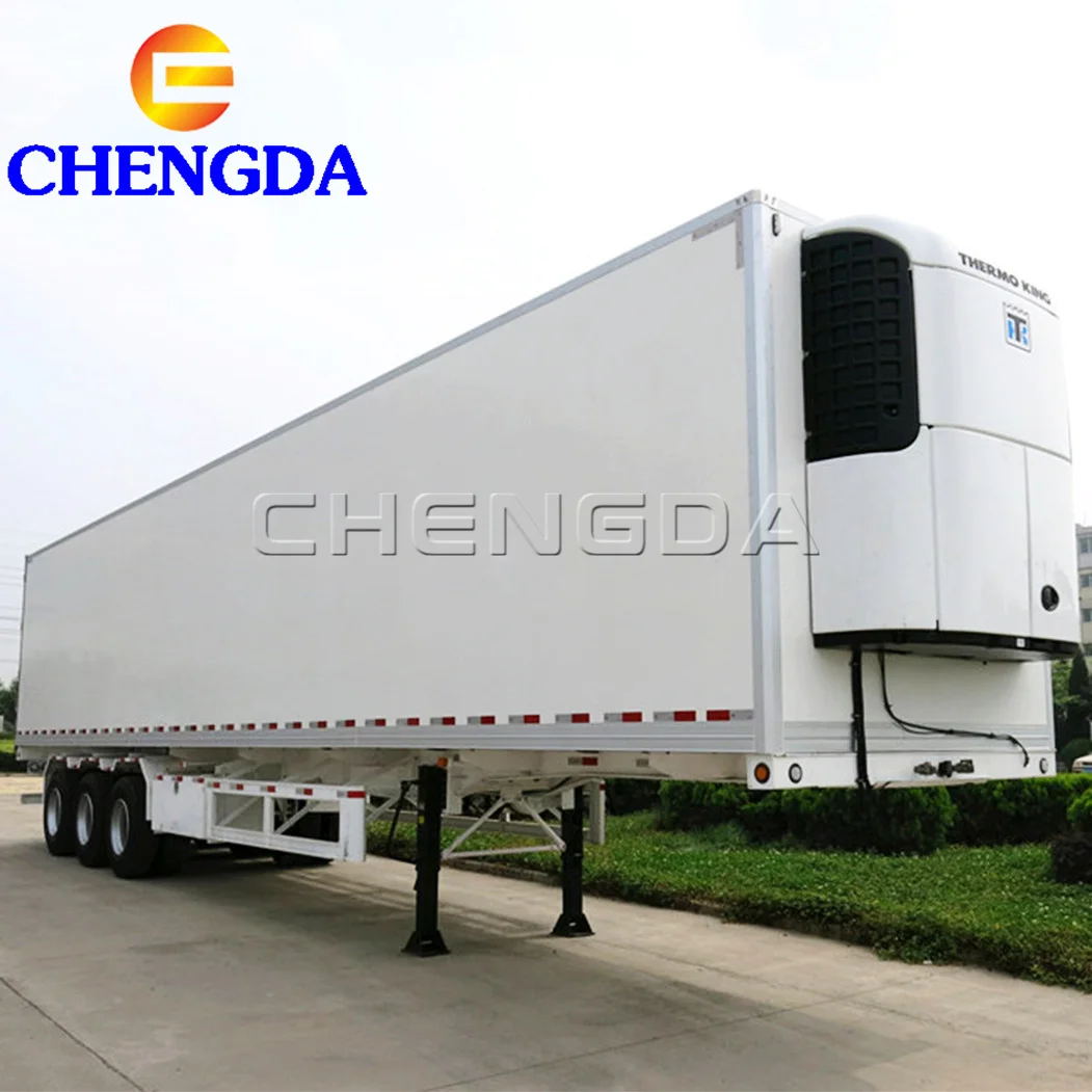 Howo 40FT Food Refrigerated Truck Trailer Container Refrigerator Trucks For Sale