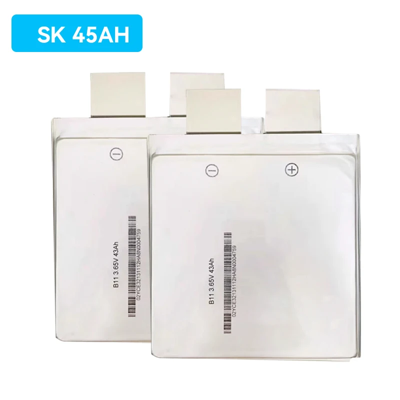 3.7v45ah Lithium Polymer Battery  3.7v 50ah  55.6ah 60ah 74.4ah Prismatic Pouch Cell for EV/e-bike/golf cart
