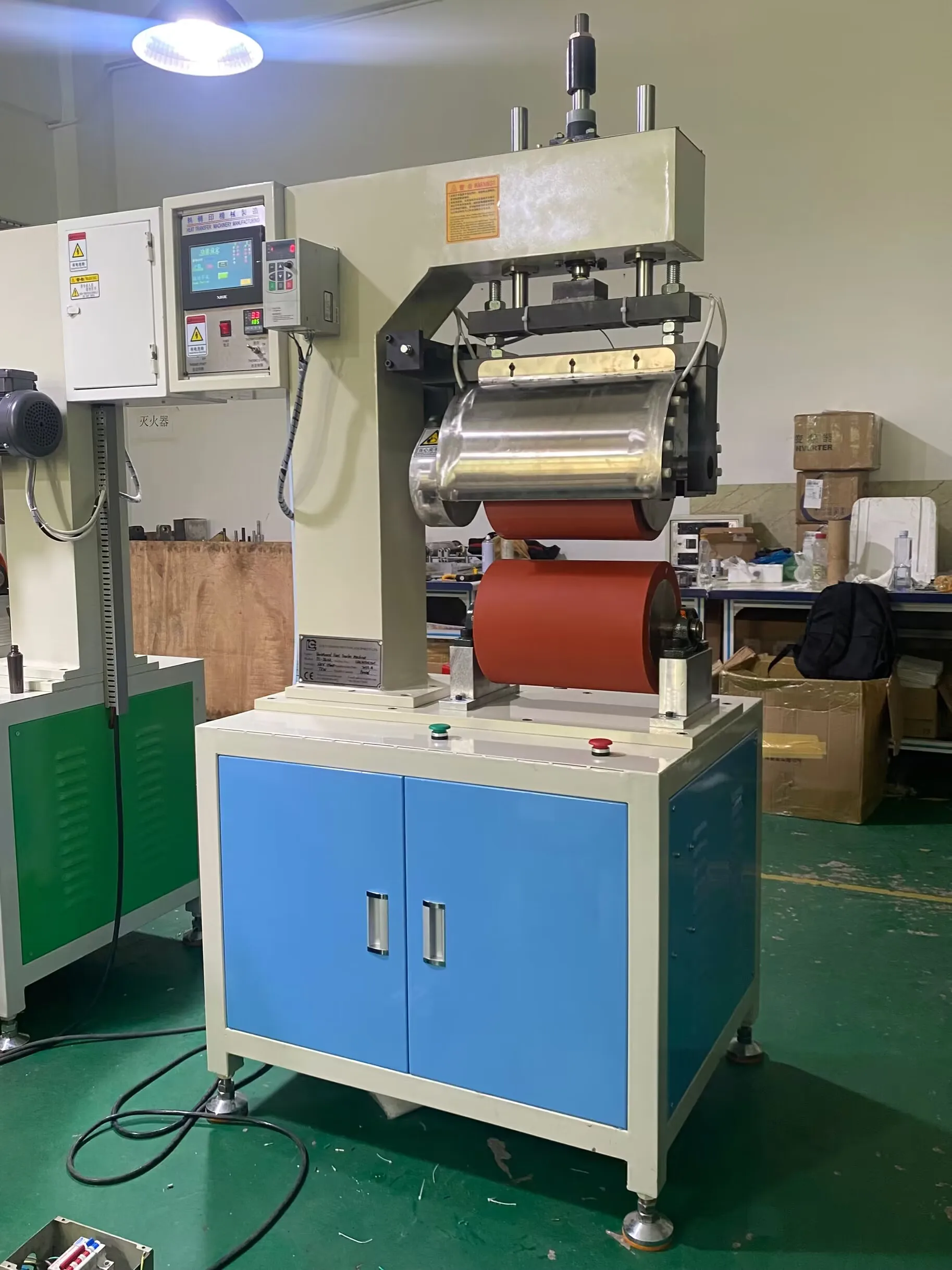 LC Brand Roller Semi-Automatic Sublimation Heat Press Transfer Printing Machine For Skateboard