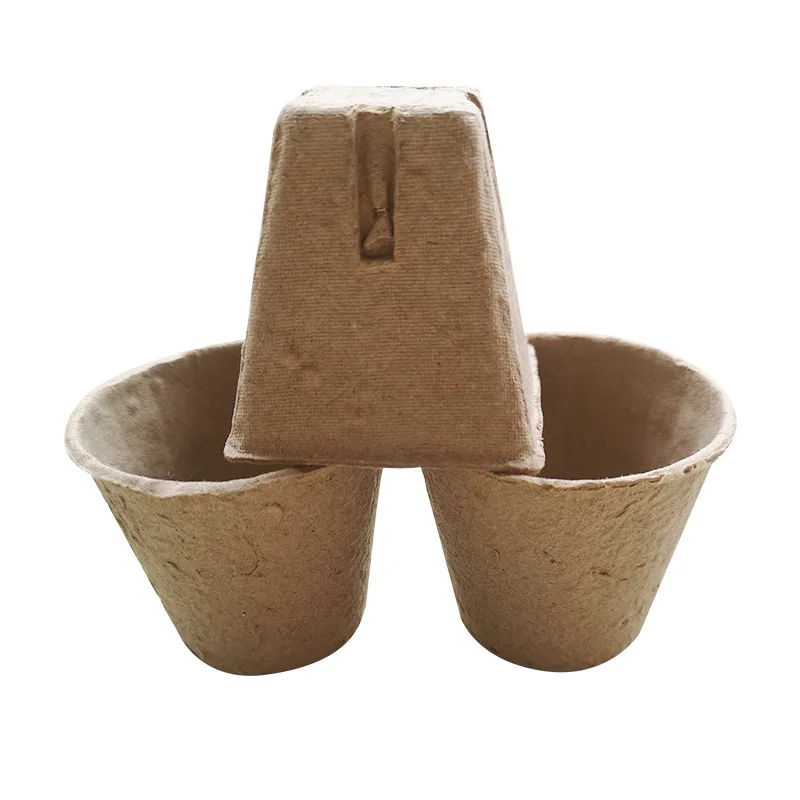 customized cheap Peat Pots for Seedlings Gardening Seed Starter Tray Biodegradable and compostable manufacturer