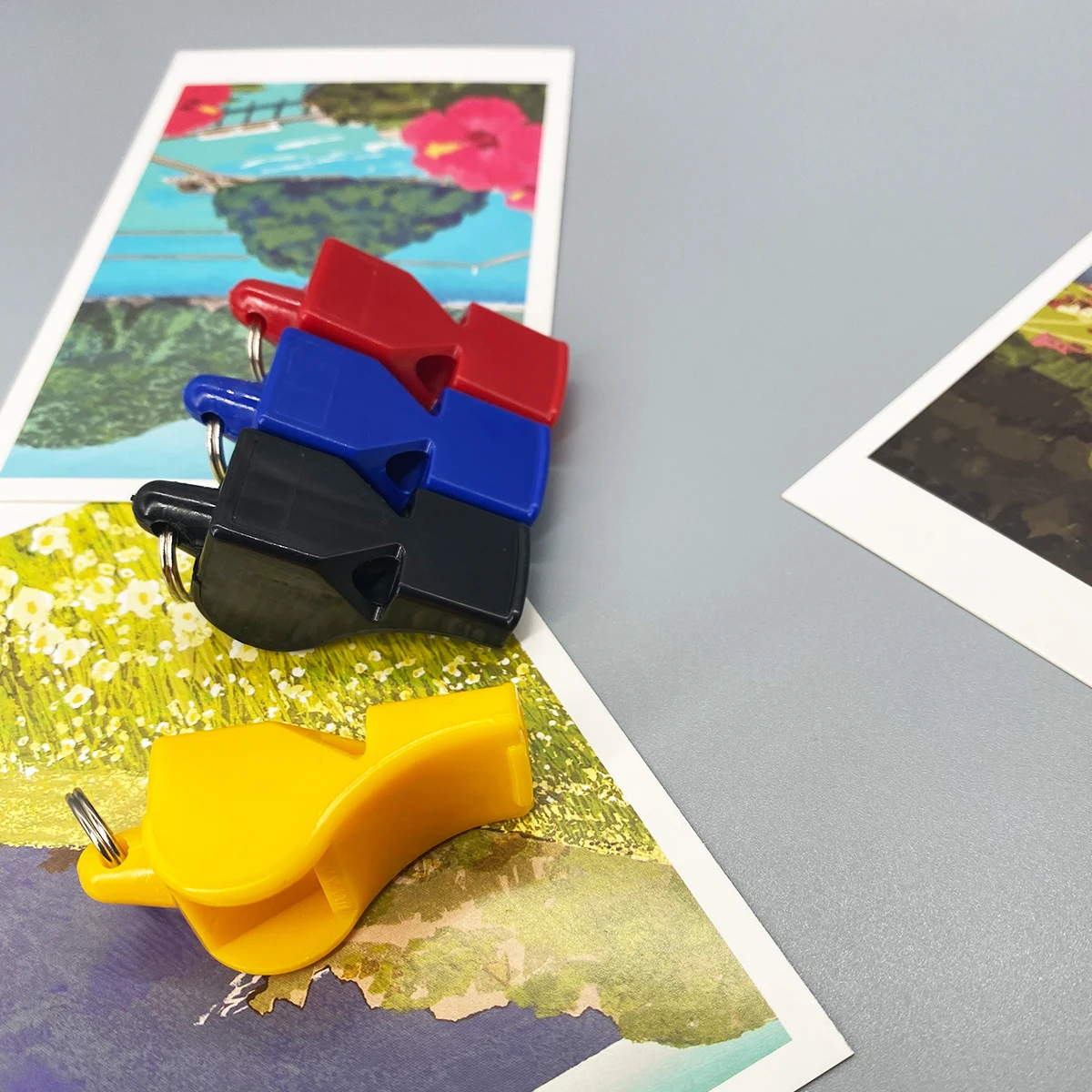 Cheap Safety ABS High Decibel Referee Whistles For Basketball Football Outdoor Activity Survival Whistle