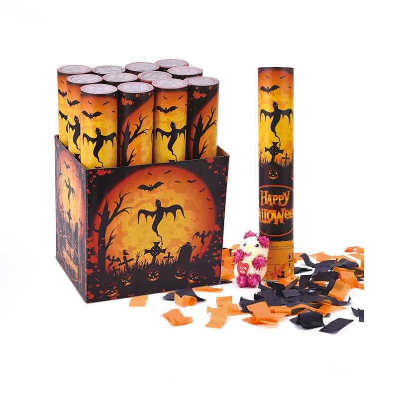 Factory Supply Long Confetti Poppers Eco-friendly Custom Wedding Confetti with Streamer