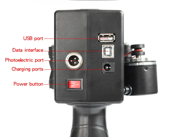 12.7mm height Fast Drying Easy Operate Hand Held Inkjet Printer/hand Jet Printing Machine