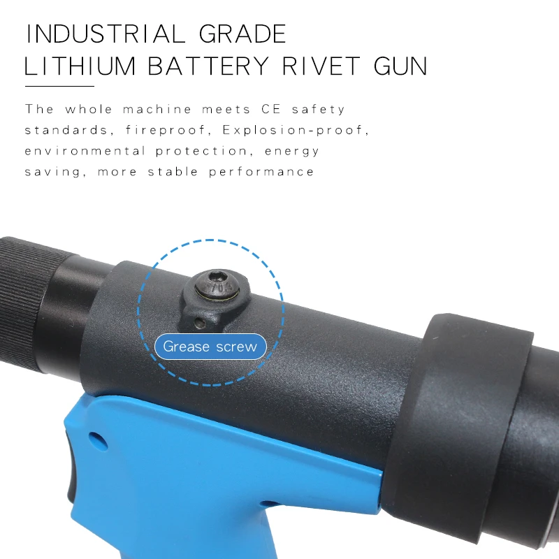 Shanghai ROCOL pneumatic core pulling riveter 4100sv 2.4-3.2 pneumatic pull riveter (extended rivet)