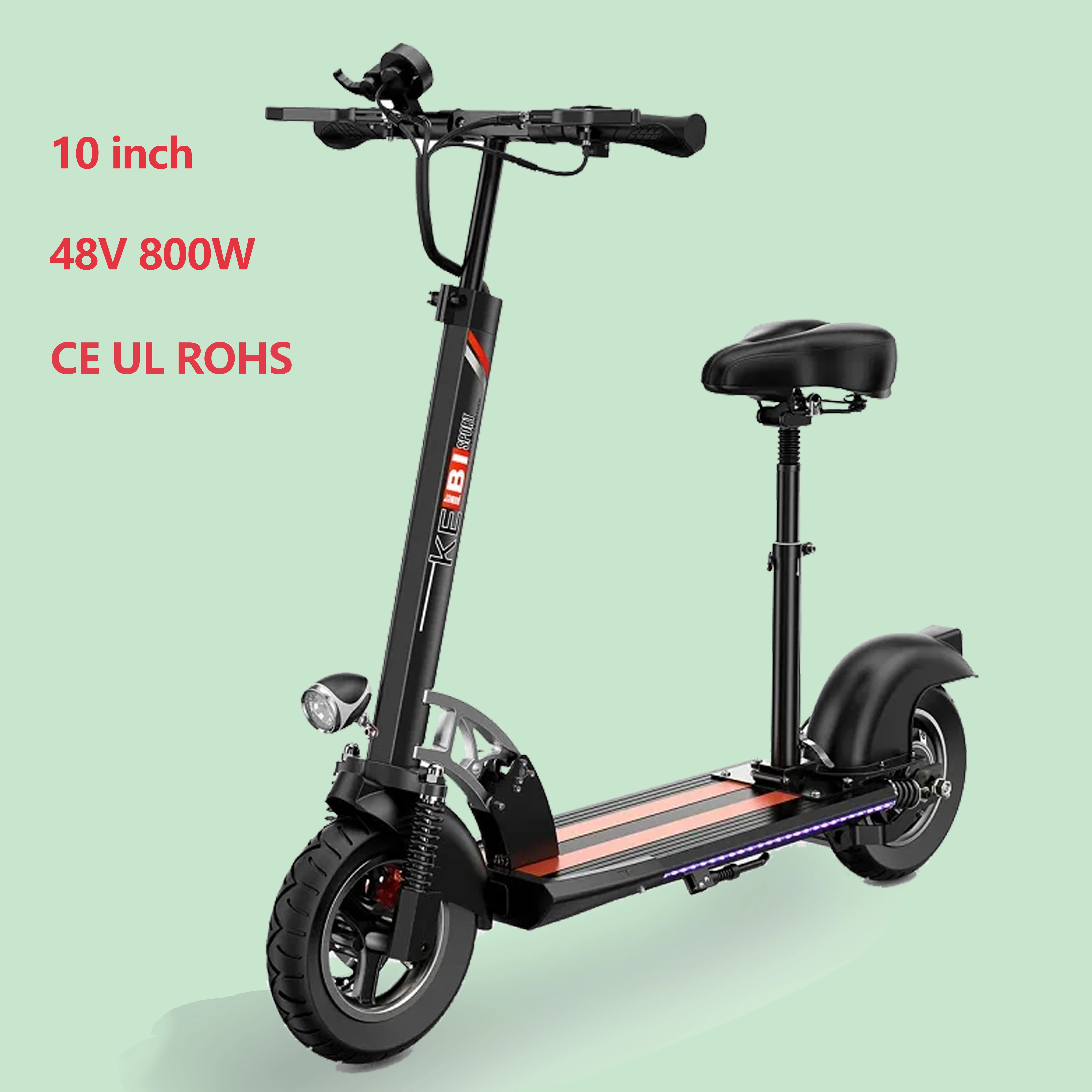 HOT Sale 10 Inch 36V Folding electric scooter adult 400W trotinette  HVD-3 with seat EU UK USA Warehouse delivery