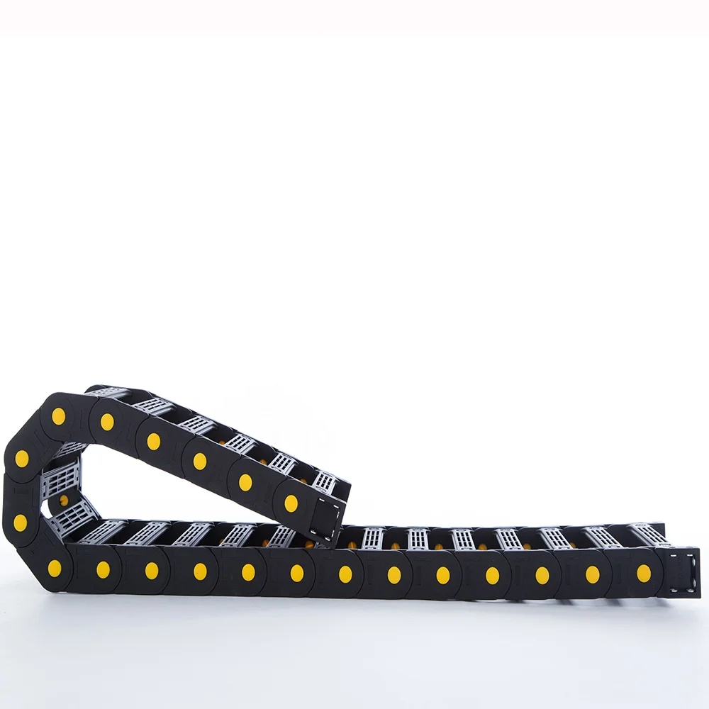 various size plastic cableveyor Cable carrier chain supplier CNC parts cable bearer