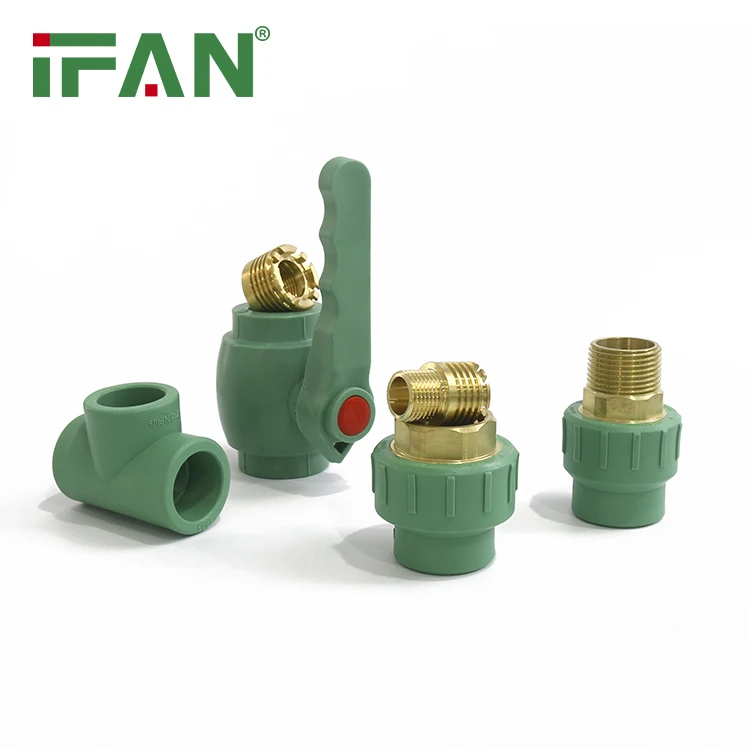 IFANPlus ISO 15874 Factory Outlet Water Tube Accessories Supplies Green Plumbing Fittings Plastic Pipe Fittings PPR