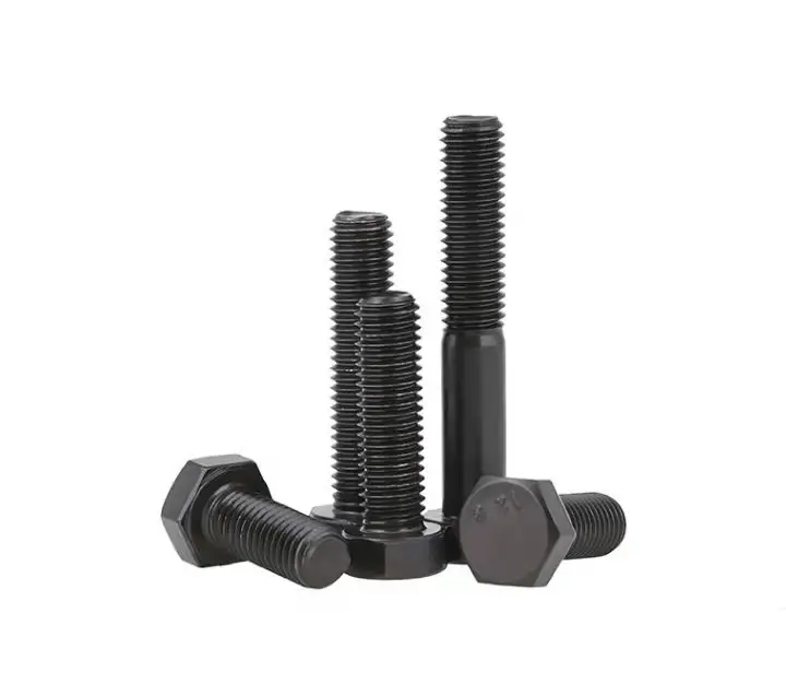 half thread din931 hex bolt high quality hot sale m20x100 grade 12.9 hex bolt