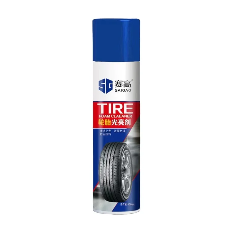 SAIGAO Tire And Trim Coating Wheel Care Tire Spray Brightening Tire Cleaner Spray For Automobile