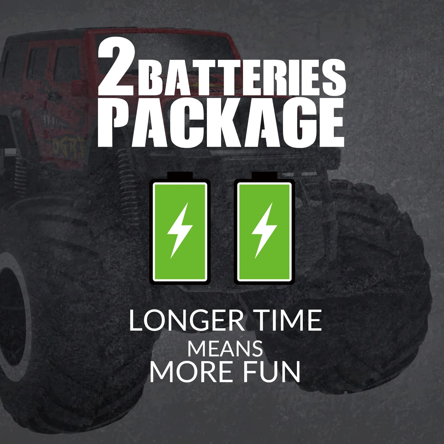 2.4 GHz Amphibious Remote Control Car for Kids, RC Trucks 4x4 Off Road Waterproof - All Terrain Remote Control Truck