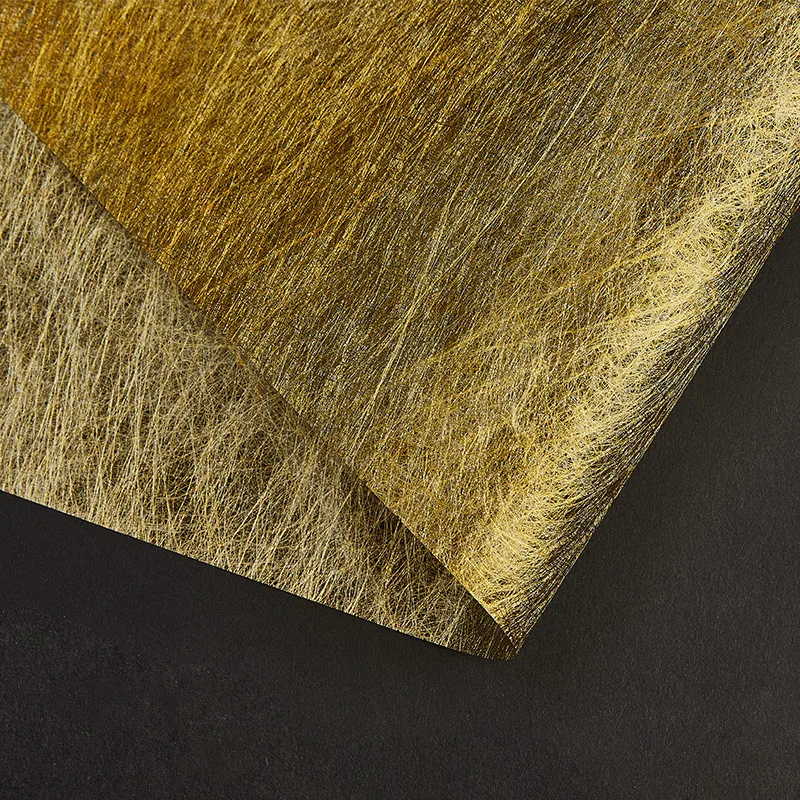 Tondo Premium Metallic  Golden Gift flower  Wrapping packaging Paper for flowers bouquet