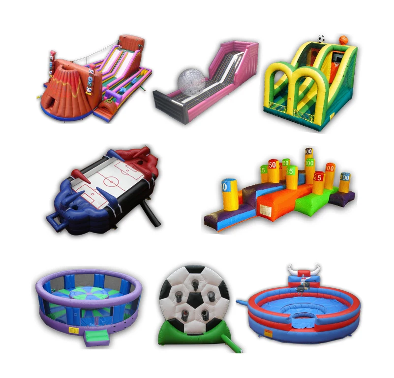 China Factory Price Air Mountain Playground Outdoor Jungle Gym Inflatable Game With Walls