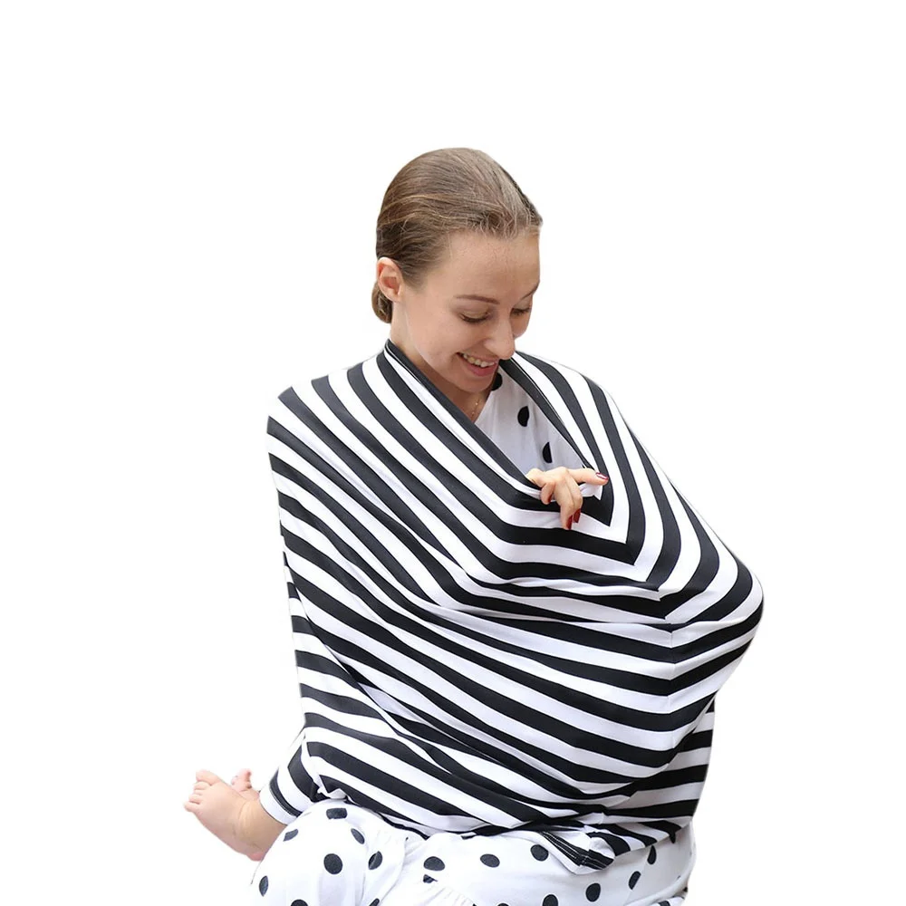 
Amazon Quality 34X70X69cm Solid Color Newborn Infant Car Seat Baby Nursing Cover 