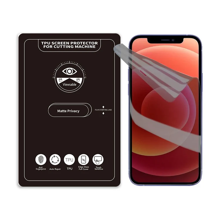 micas hidrogel cell phone front and back film cutting plotter for matte privacy TPU film cutting
