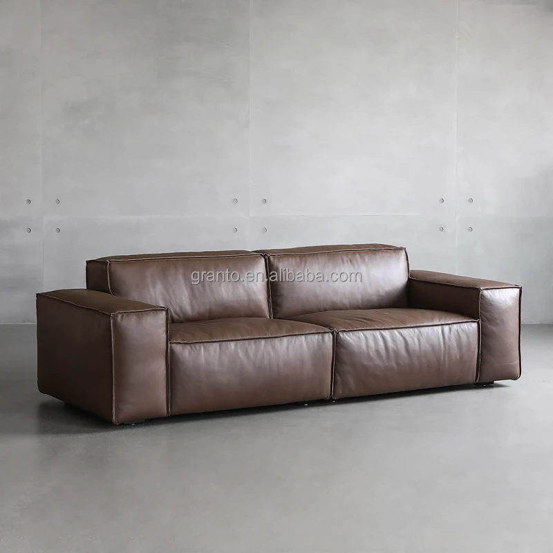 Casual design living long sofa home furniture indoor simple three seater sofa
