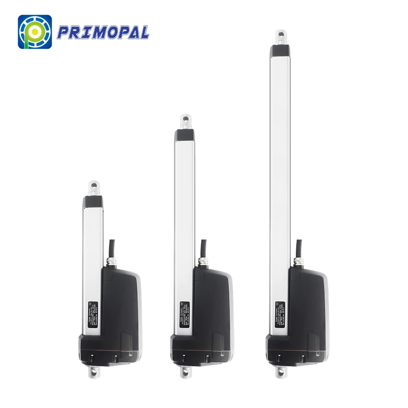 Primopal tubular micro reciprocating dc heavy ball screw long stroke electric linear actuator IP67