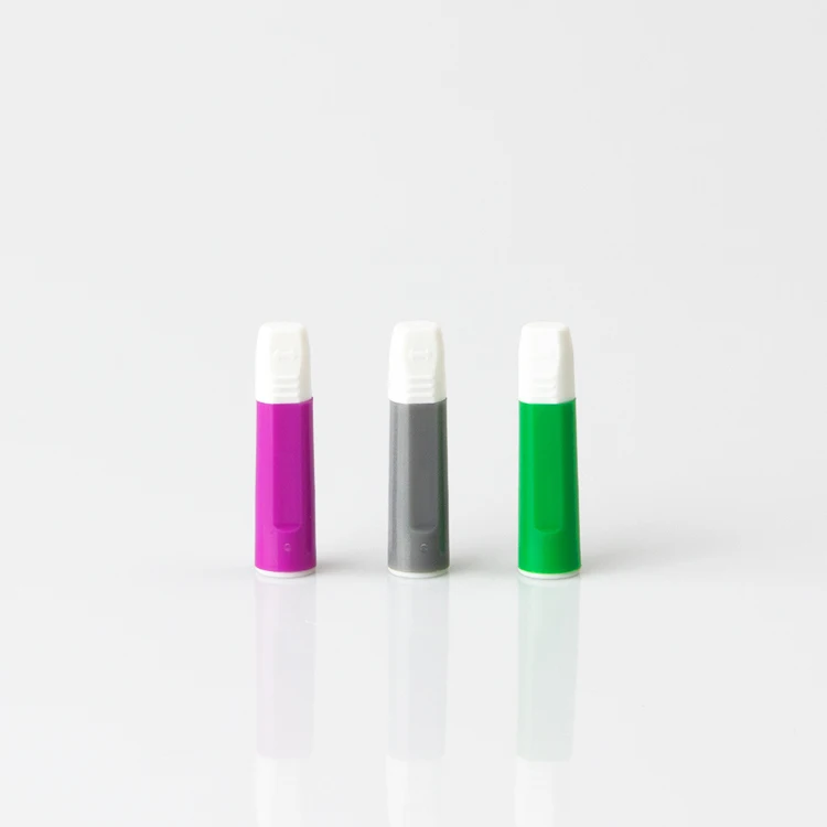 Medical Blood Collection Needle One Step Use Safety Lancet With Accurat Depth Fingerprick Blood Needle