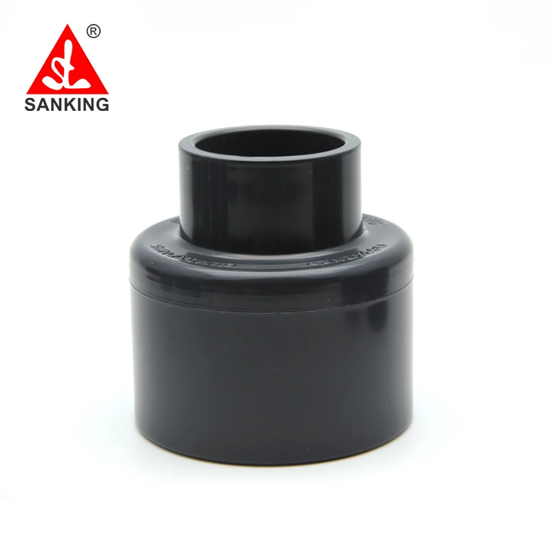 Sanking 25*20-63*50mm PVC  Reducing Socket  Reducing  Adapter Reducing Tube Connector For  PVC Water Pipeline