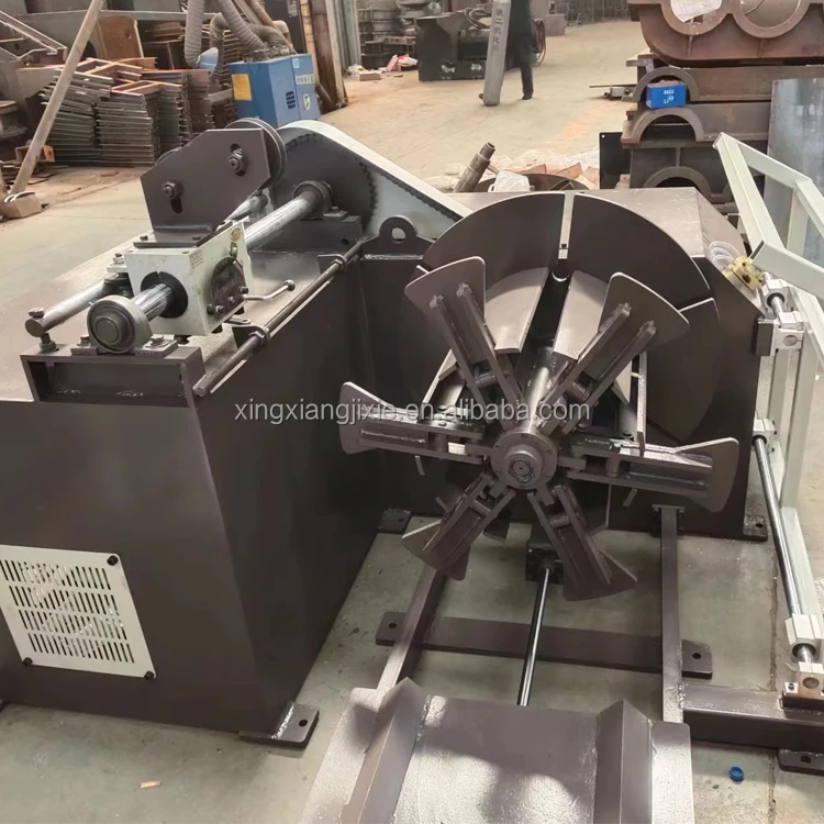Hebei factory sale steel spool collecting wire bobbin take up machine