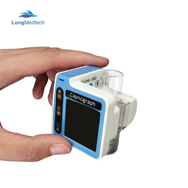 Medical Equipment CA10M Capnograph handheld portable cheap etco2 capnograph monitor etco2 monitor