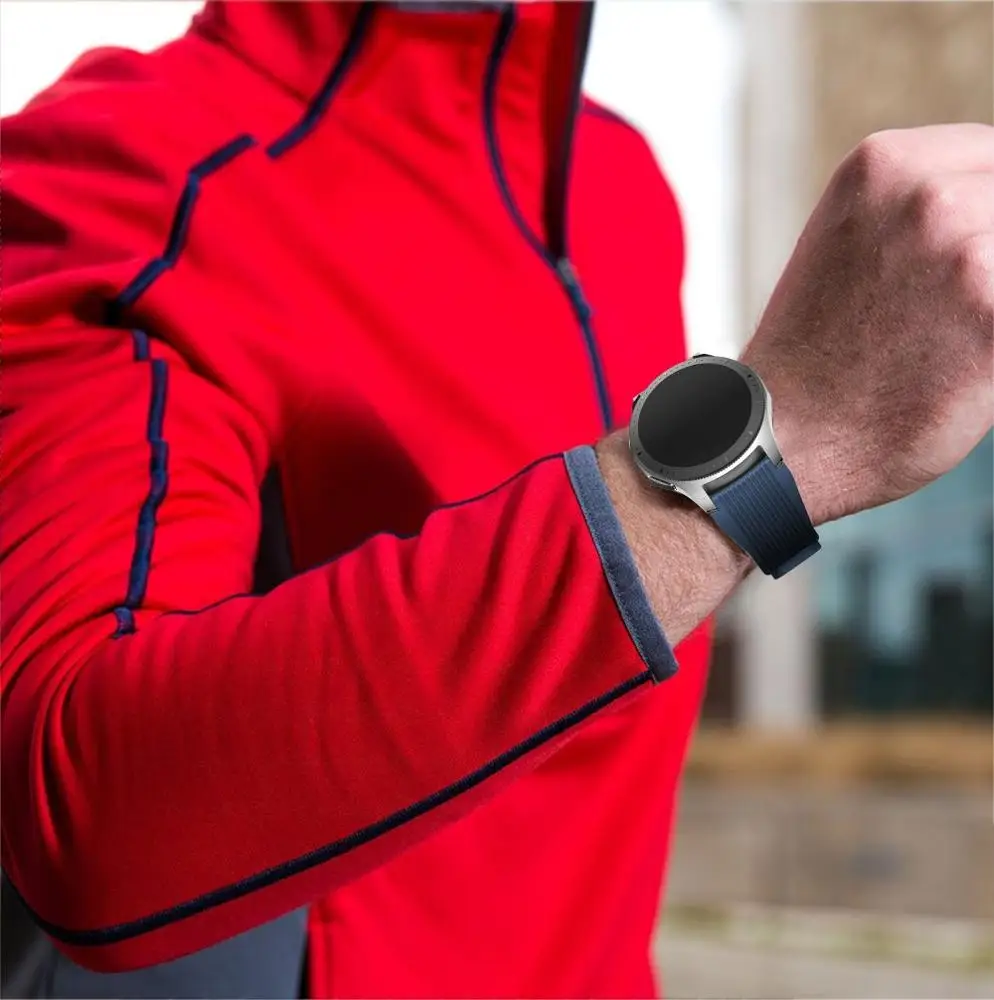  Ремешок силиконовый для Samsung galaxy Watch 46 мм сменный спортивный браслет Gear S3 Frontier/Classic