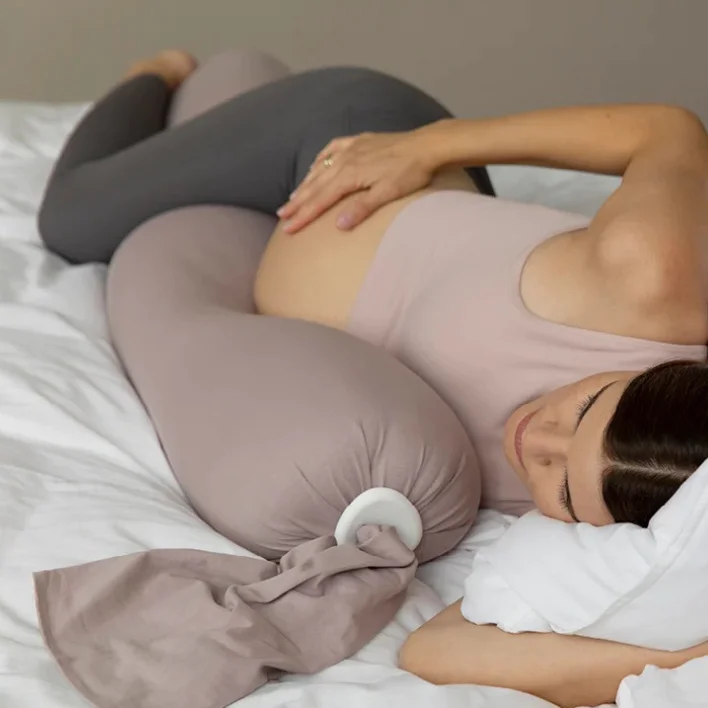 Double-ended silicone buckle candy pregnancy pillow side sleeping pillow waist and back support pillow