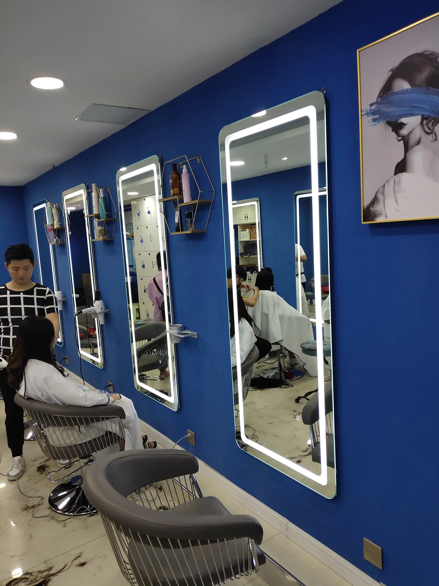 Salon & Home Custom Mirror Decorative Wall Mirror With LED Light