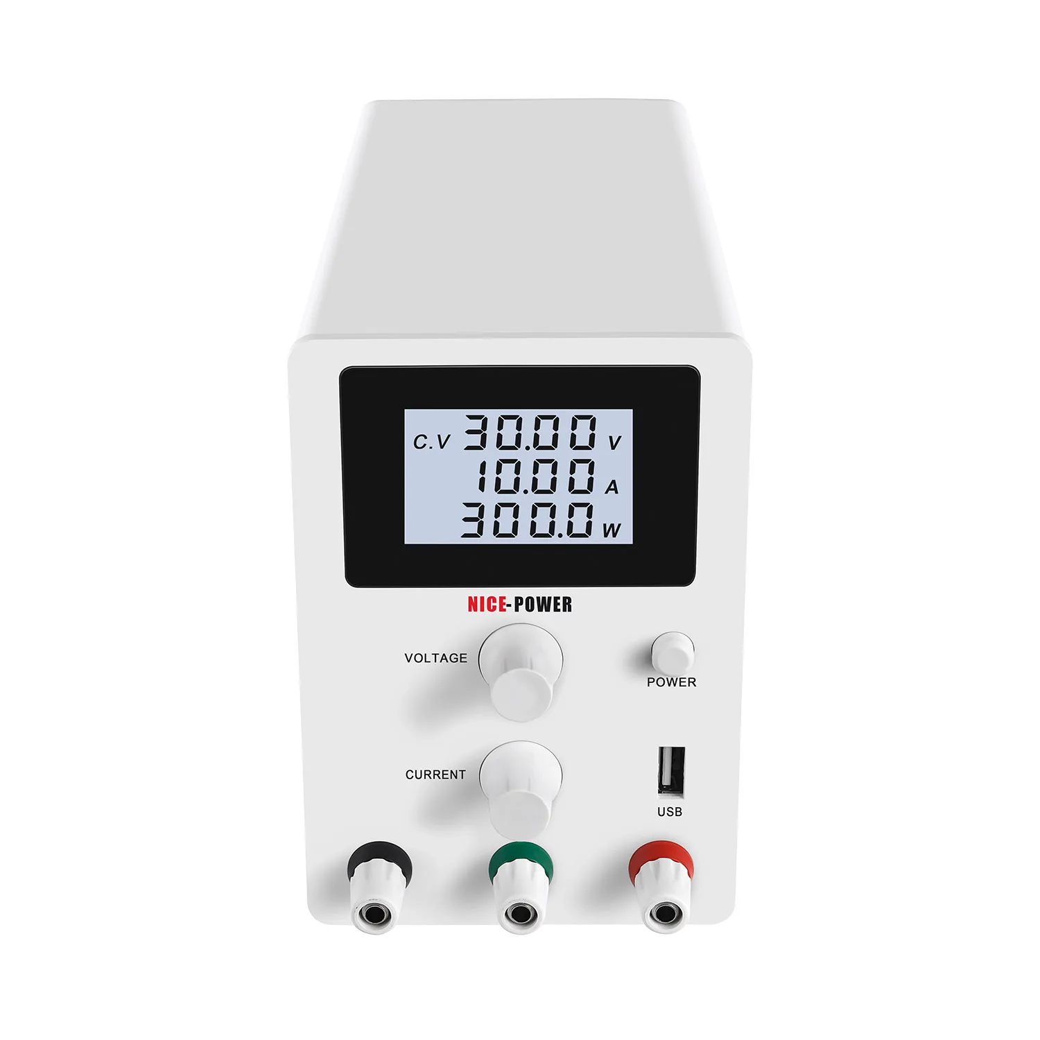 Хорошая мощность R-SPS3010D 30V 10A белой лаборатории переменный цифровой источник питания постоянного тока 4-разрядный светодиодный дисплей с гальваническим покрытием для электролиза