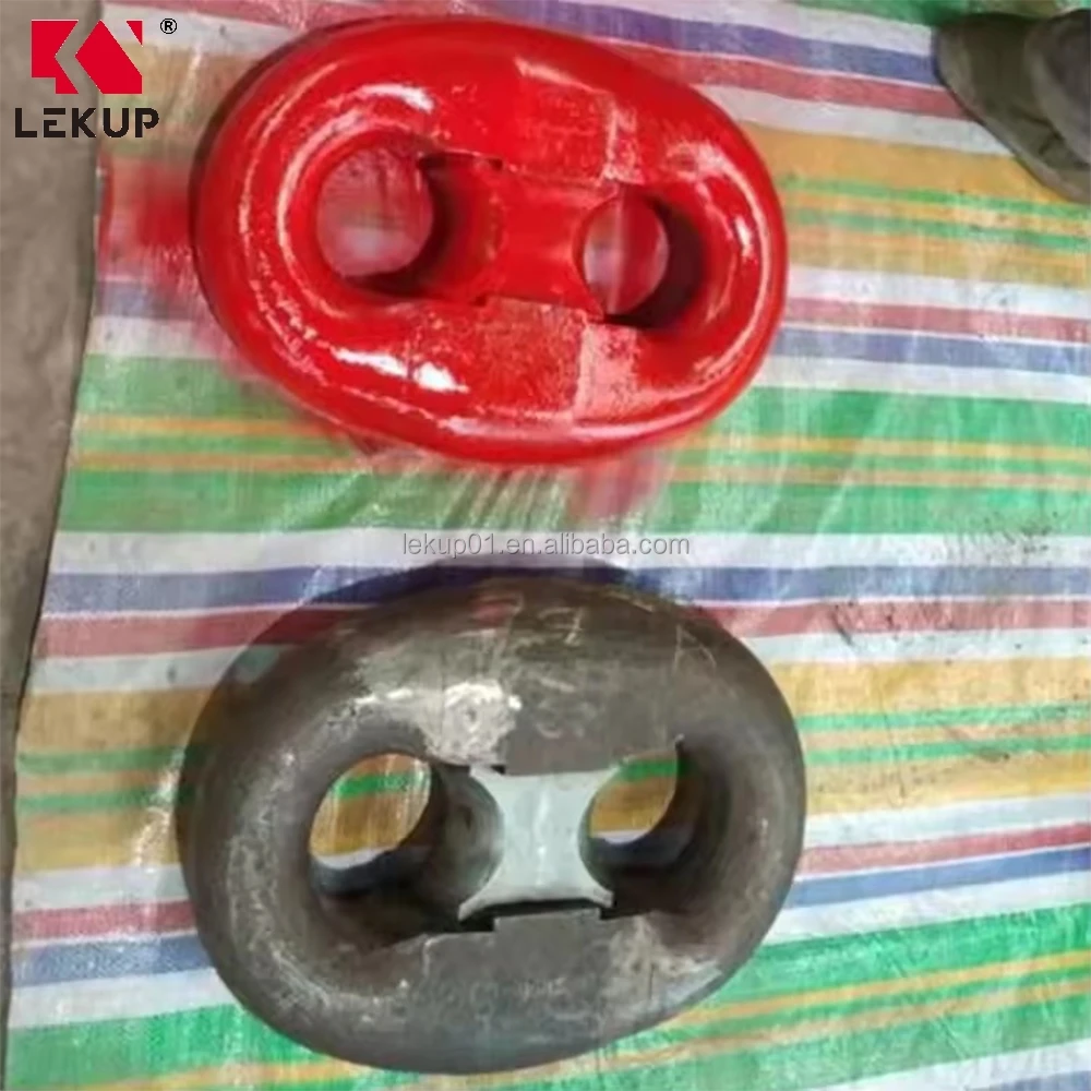 Mooring Connecting Links Shackle Forged Ocean Marine Anchor Chain Link Detachable Kent Shackle 52mm Kenter Joining Shackle KS