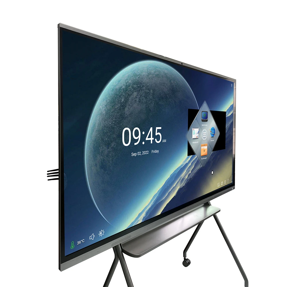 55-86 inch capacitive multi-touch conference tablet, high memory, multi-system software compatible
