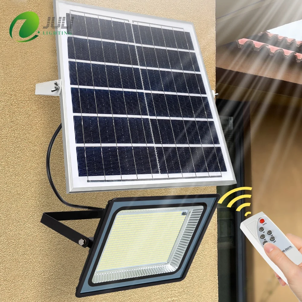 Factory Wholesale OEM Garden Security Solar Powered Floodlight 100W 200W Led Grid Solar Flood Light