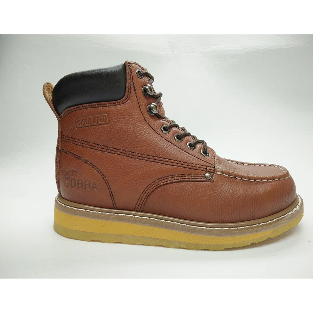 Gaomi Morning Glory Factory customization Goodyear welted MOC style F/G Leather Rubber outsole  Outdoor shoes