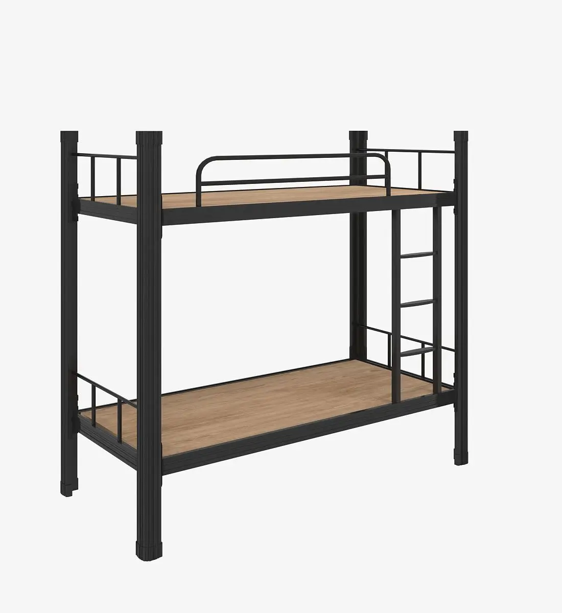 
Cheap Price Metal Bunk Bed Used In School Dormitory Double decker bed With Cabinet Kids 