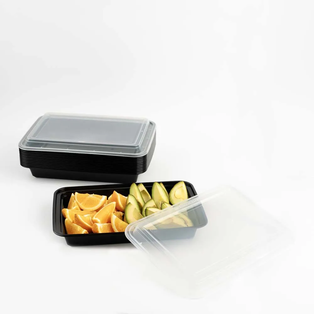Microwave Safe Plastic Disposable Food Container Meal Prep Containers Delivery Plastic Food Containers With Lids