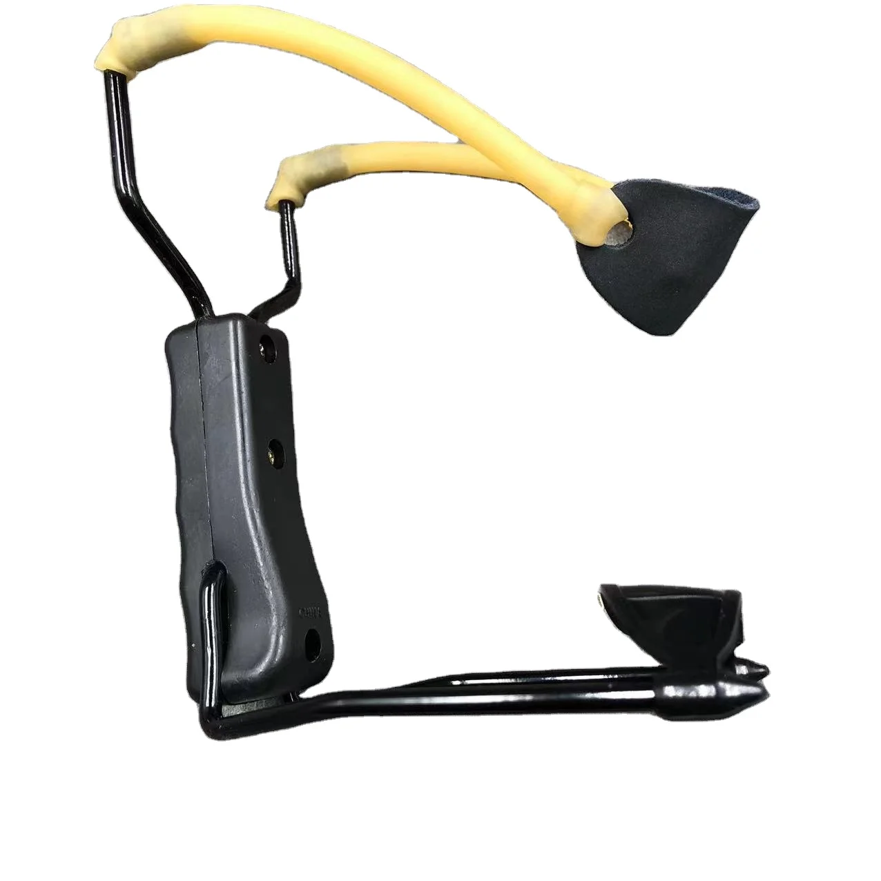 Outdoor Hunting Slingshot Single Band Folding Molded Grip Leather Pouch bow and arrow sling shot recurve bow slingshot catapult