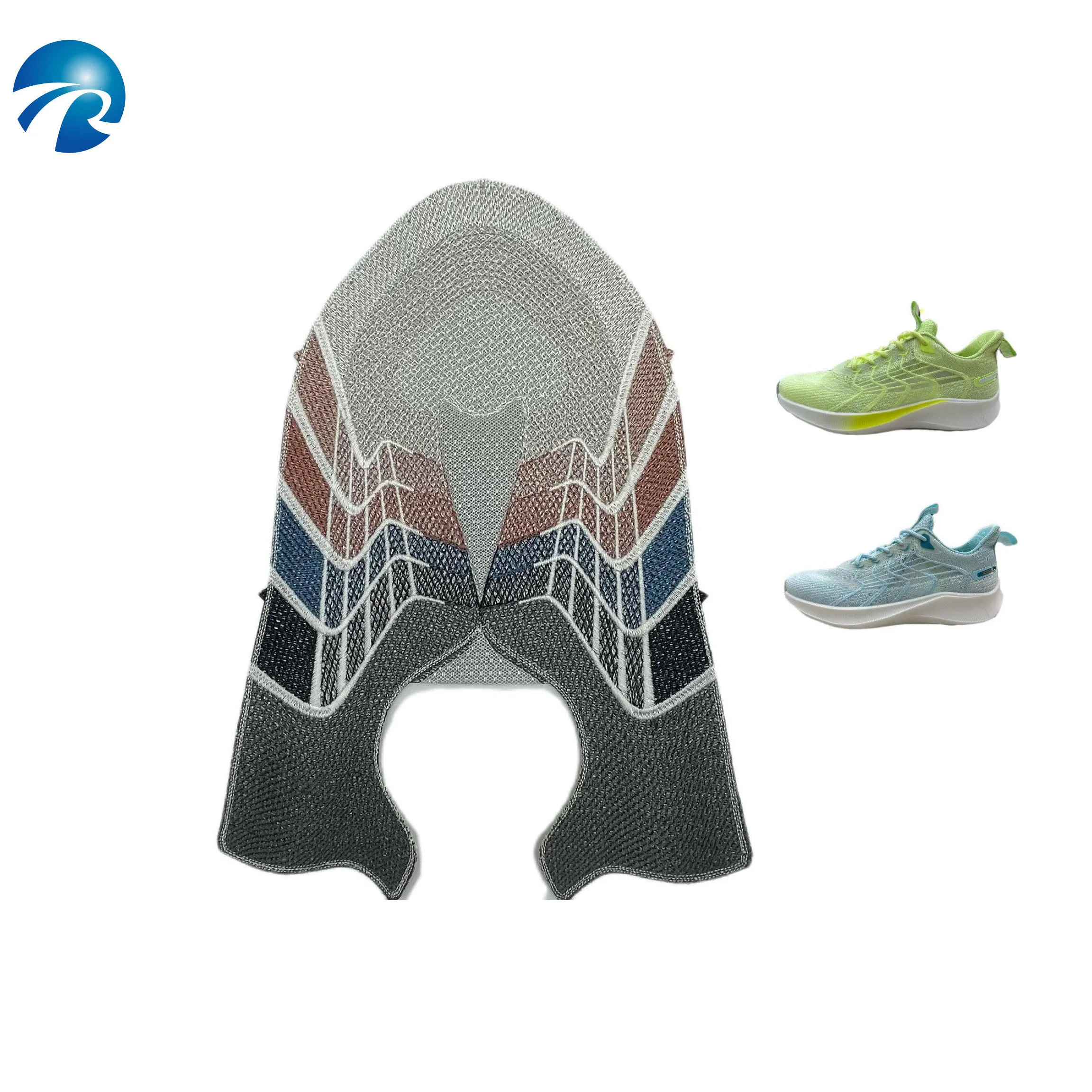 Wholesale High Quality White Semi-finished Flynit Sport Shoes Upper For Man Woman