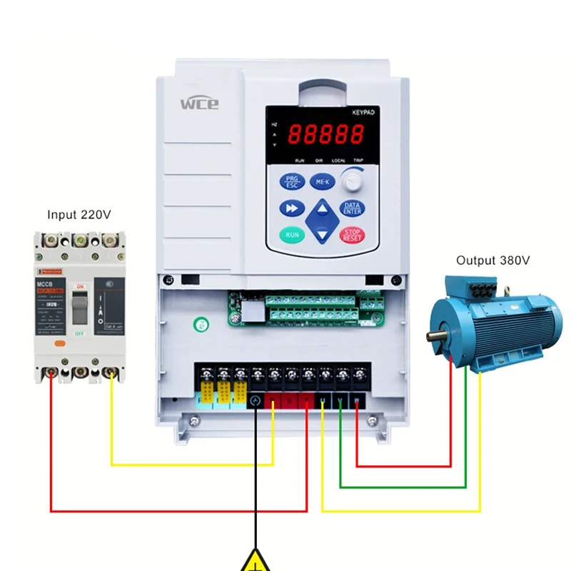 vfd manufacture heavy load 18.5kw three-phase 380V Ac driver Variable Speed Frequency Converter