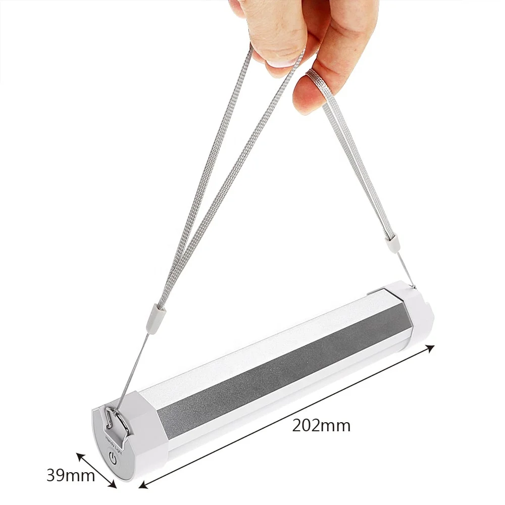 UYLED Q9 Survival Kit SOS Light Fishing Equipment Magnet Base 2000mAh Rechargeable LED Camping Lantern for Emergency