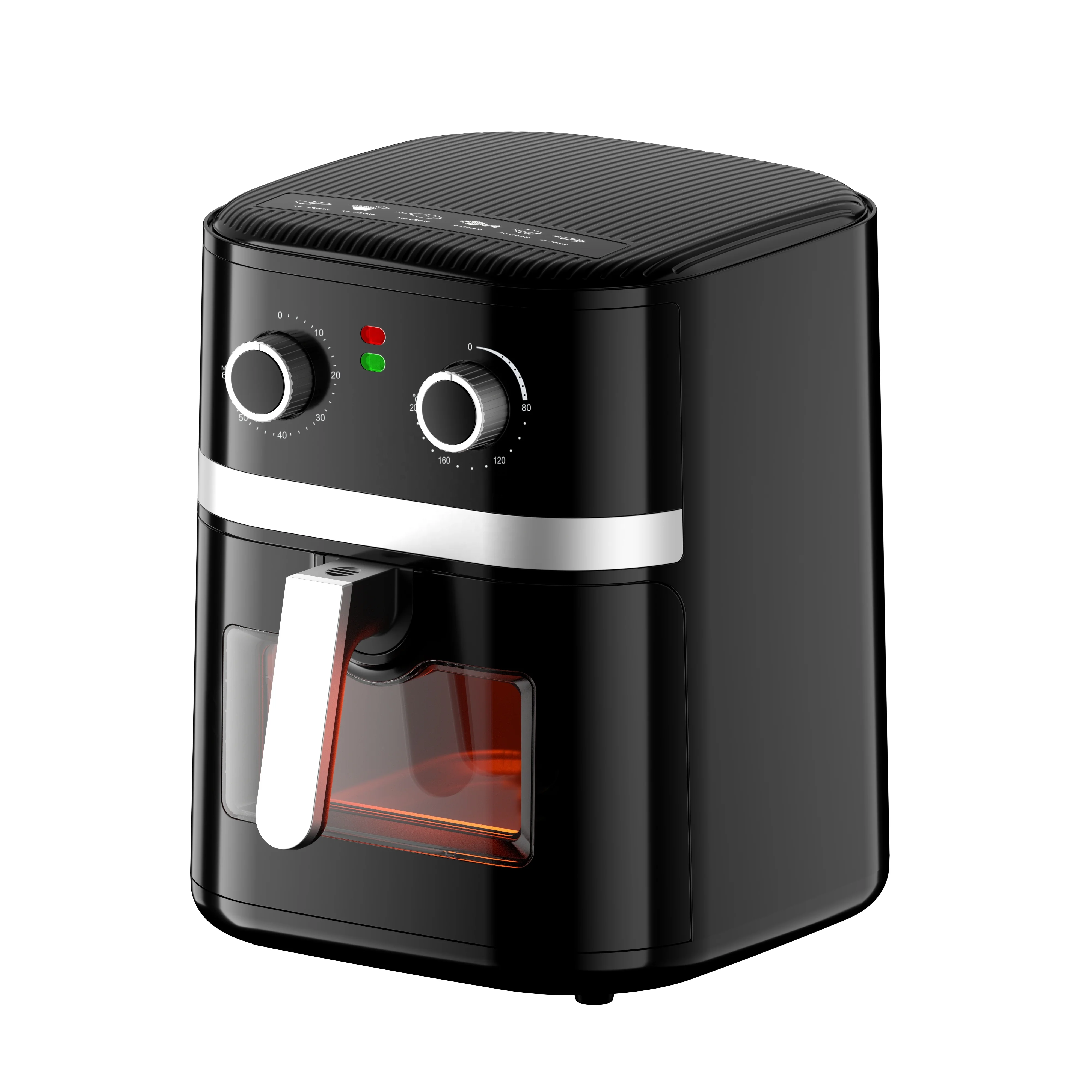 8L 1700W New Design Square Visible Mechanical 8 Liters New Model Air Fryer