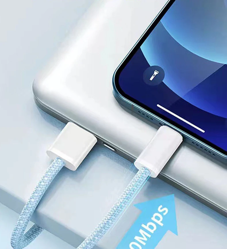 C  to Type c Travel is convenient Nylon Braided fast charging cable Multi Function cable Type C Usb Cable