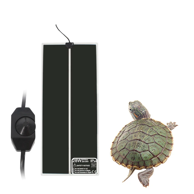 CERAWARM 28 Вт безопасный подогреватель под баком с контролем температуры, черепаха, черепаха, маленькие животные, рептилии, грелка