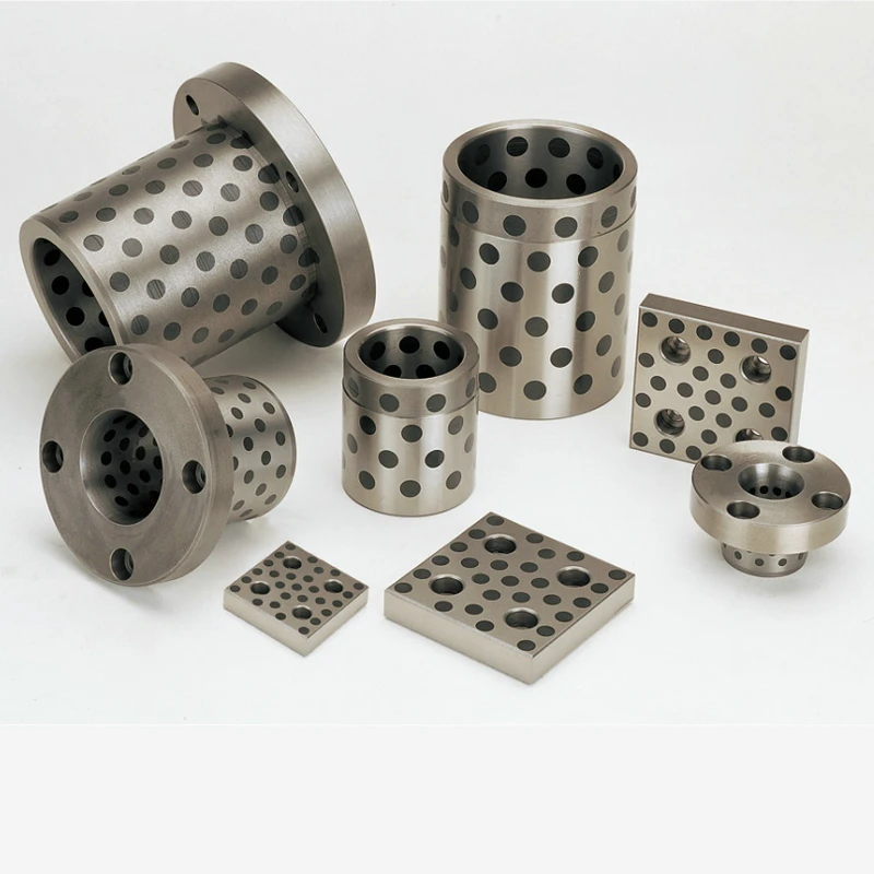 Non-standard customization Wear-resistant brass bearing graphite plugged steel backed bushing cast bronze