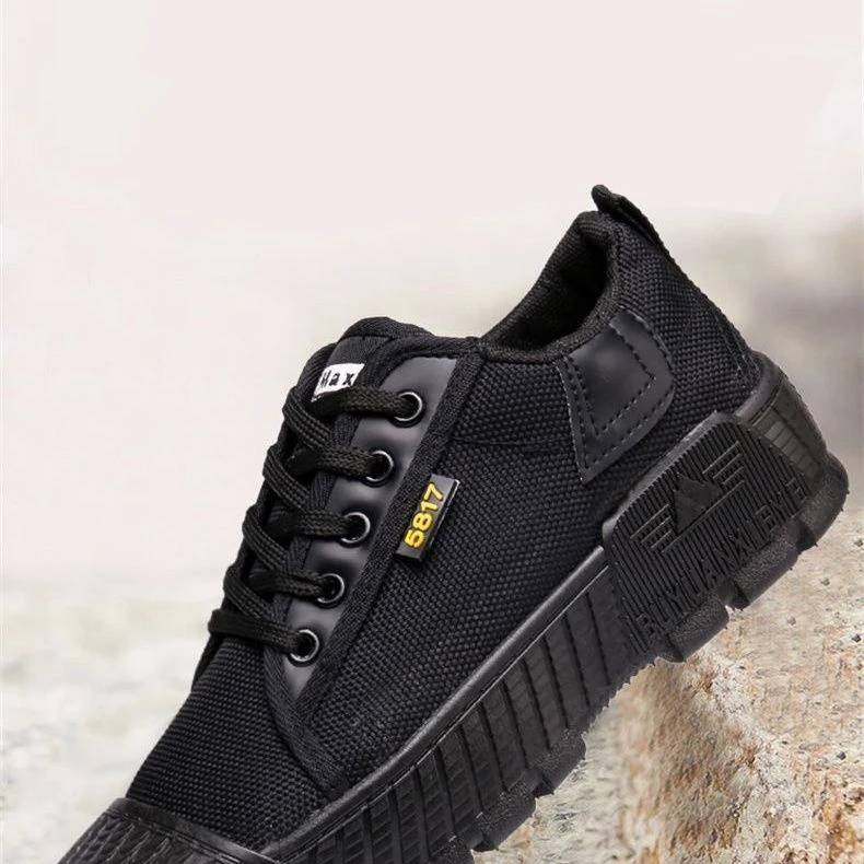 Wholesale rubber shoes anti-pricking feet construction site shoes work anti-slip wear-resistant training ru