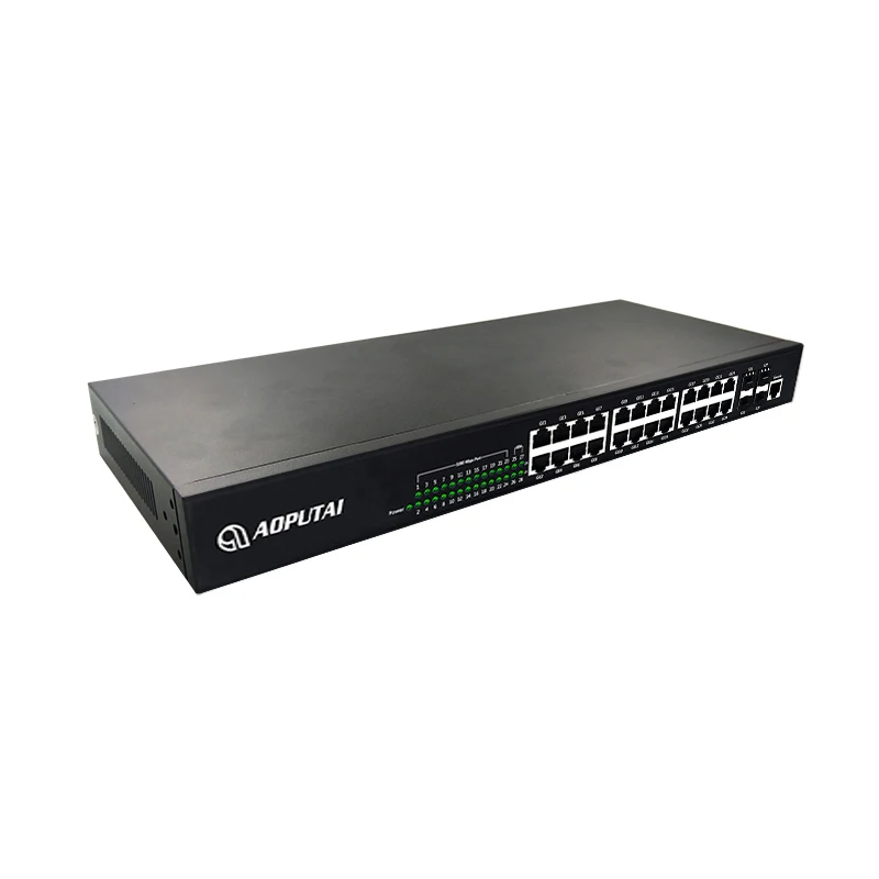 24 Port 48 Port CCTV Gigabit Ethernet Switch