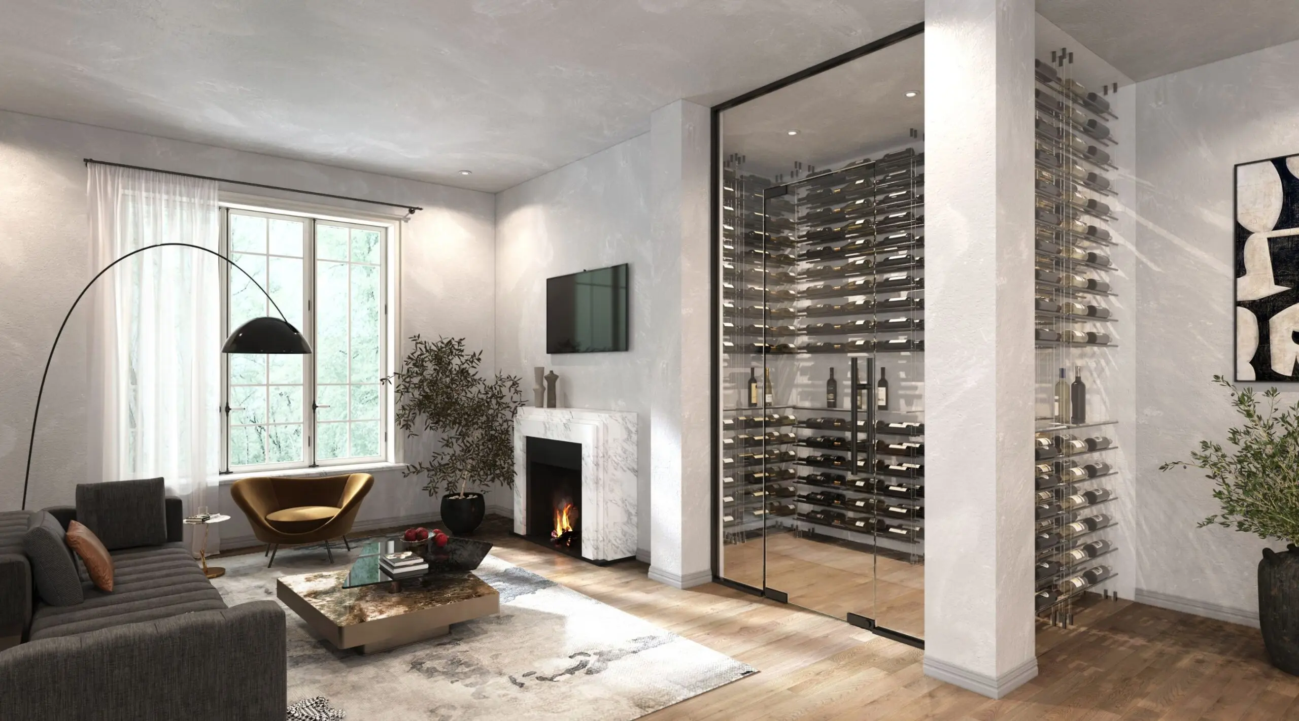 High Quality Temperature Control Dual Zone Compressor Wine Fridge Customized Wine Cabinets with Wine Rack