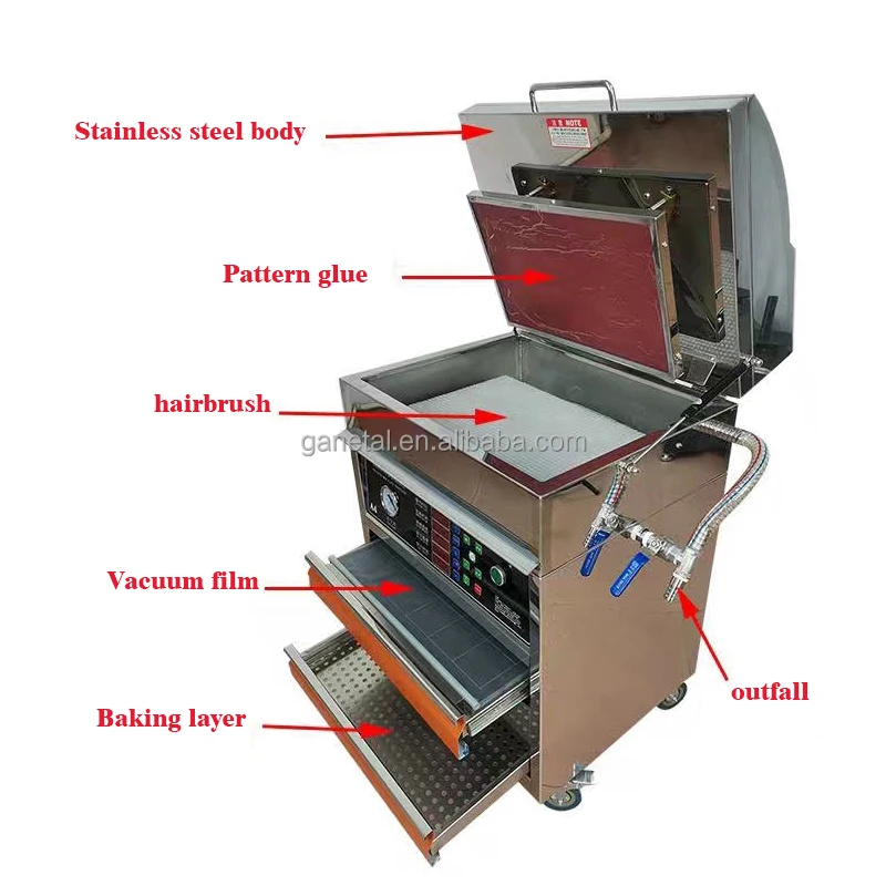 flexo polymer printing rubber resin plate making machine number plate making machine High Precision Resin Plate Washing Machine