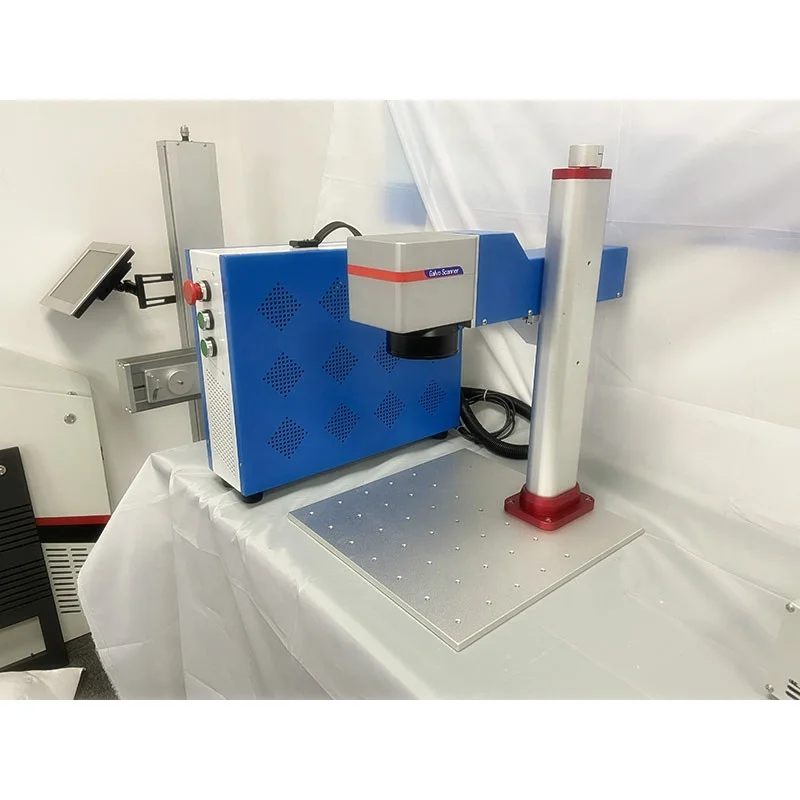 
Metal Laser Engraving Machine Metal Smart Fiber Laser Marking Machine Gold Portable 20w 30w 50w Original Blue DST Key DXF 